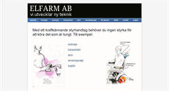 Desktop Screenshot of elfarm.se